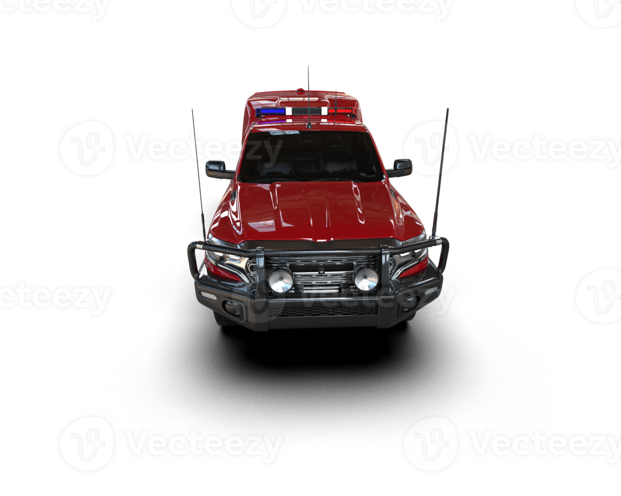 Pickup truck isolated on background. 3d rendering - illustration png