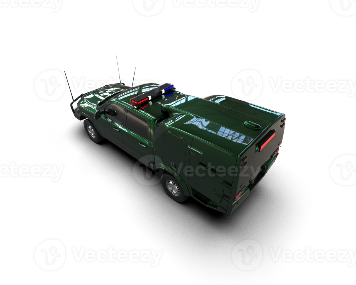 Pickup truck isolated on background. 3d rendering - illustration png