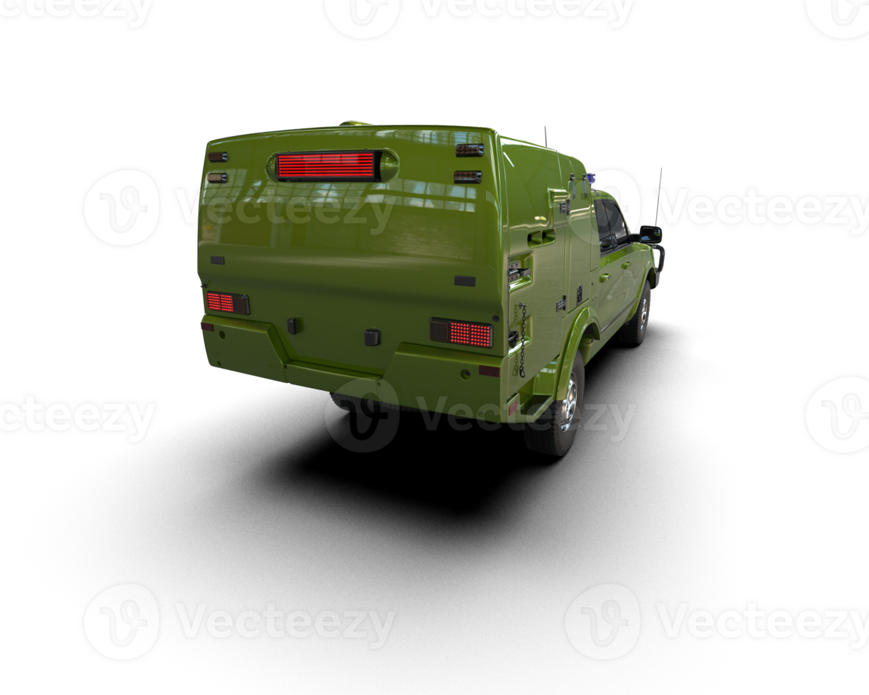 Pickup truck isolated on background. 3d rendering - illustration png