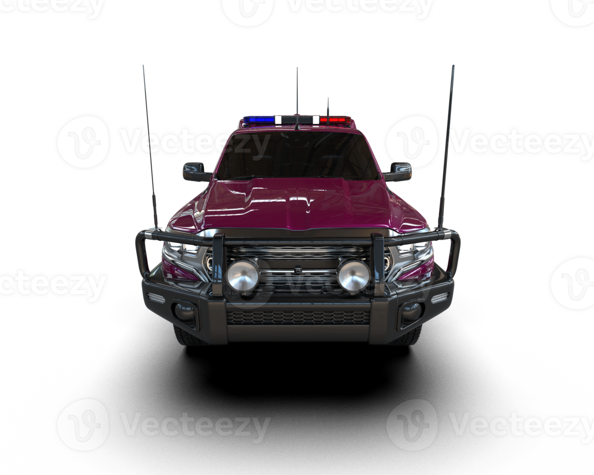 Pickup truck isolated on background. 3d rendering - illustration png