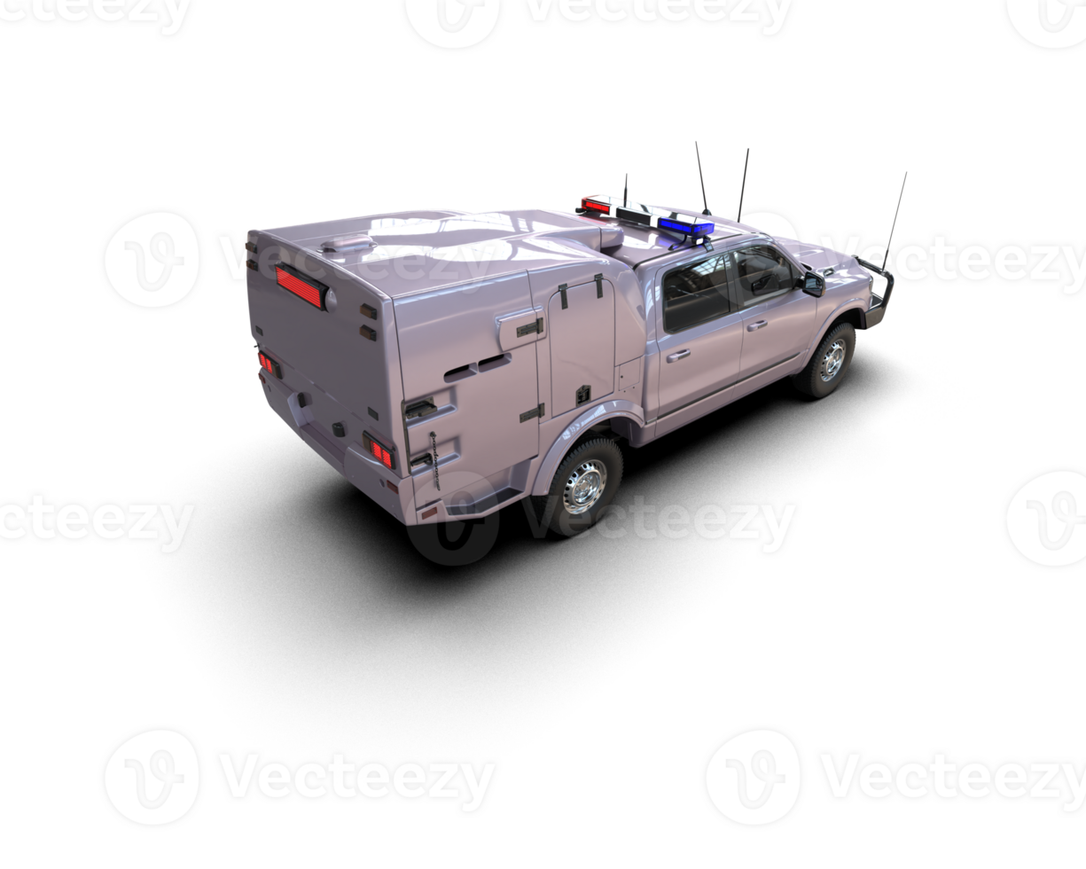 Pickup truck isolated on background. 3d rendering - illustration png