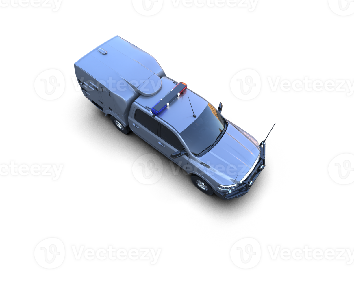 Pickup truck isolated on background. 3d rendering - illustration png