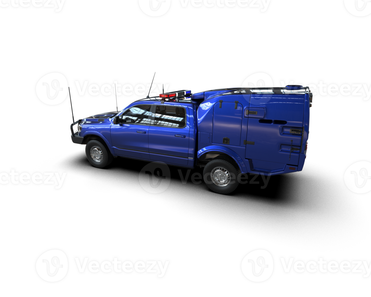 Pickup truck isolated on background. 3d rendering - illustration png