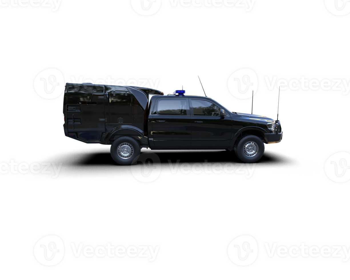 Pickup truck isolated on background. 3d rendering - illustration png