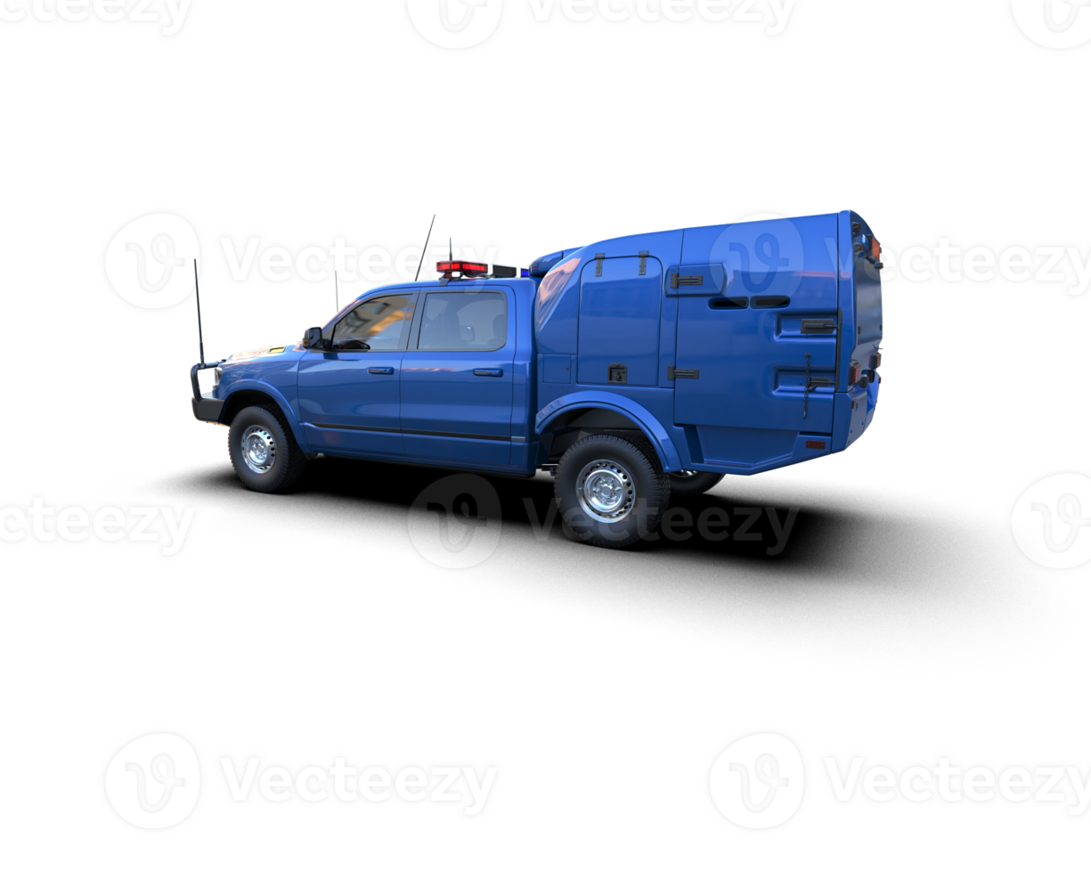 Pickup truck isolated on background. 3d rendering - illustration png