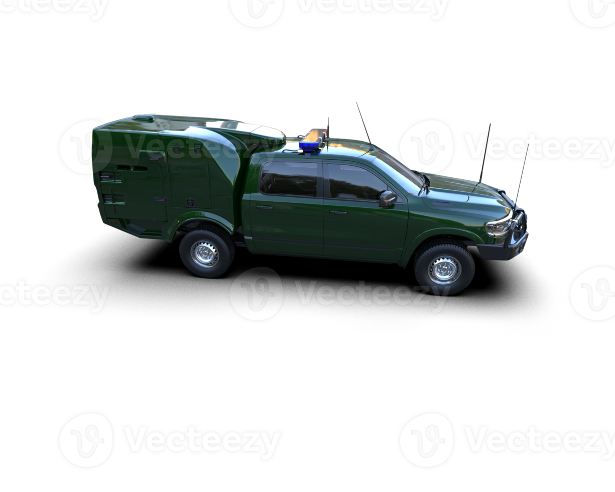 Pickup truck isolated on background. 3d rendering - illustration png