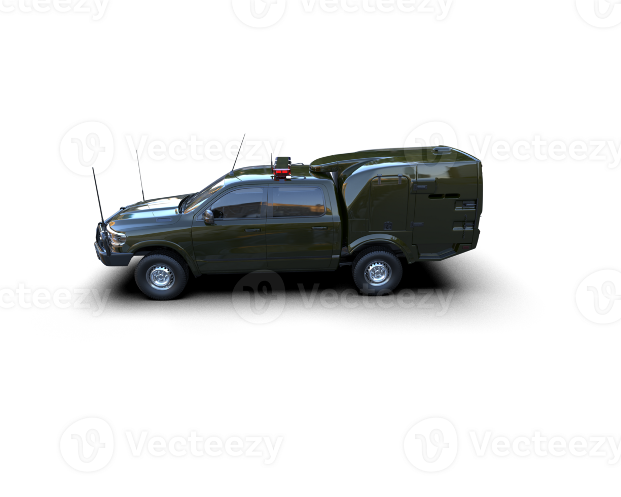 Pickup truck isolated on background. 3d rendering - illustration png