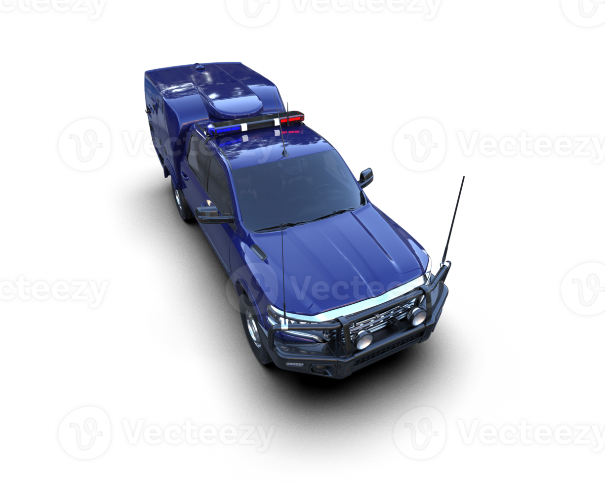 Pickup truck isolated on background. 3d rendering - illustration png
