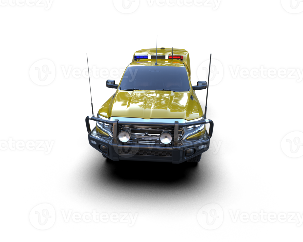 Pickup truck isolated on background. 3d rendering - illustration png