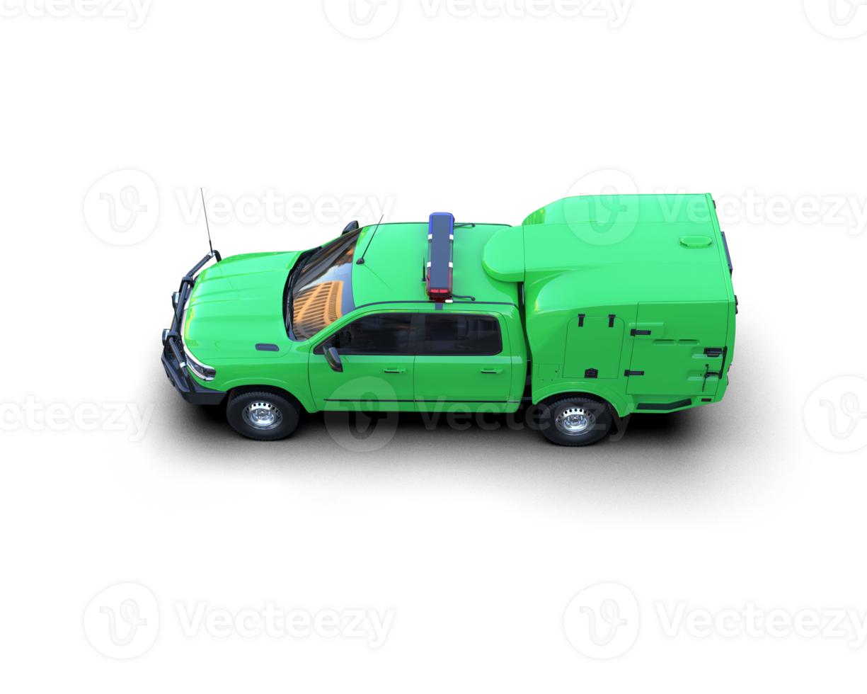 Pickup truck isolated on background. 3d rendering - illustration png