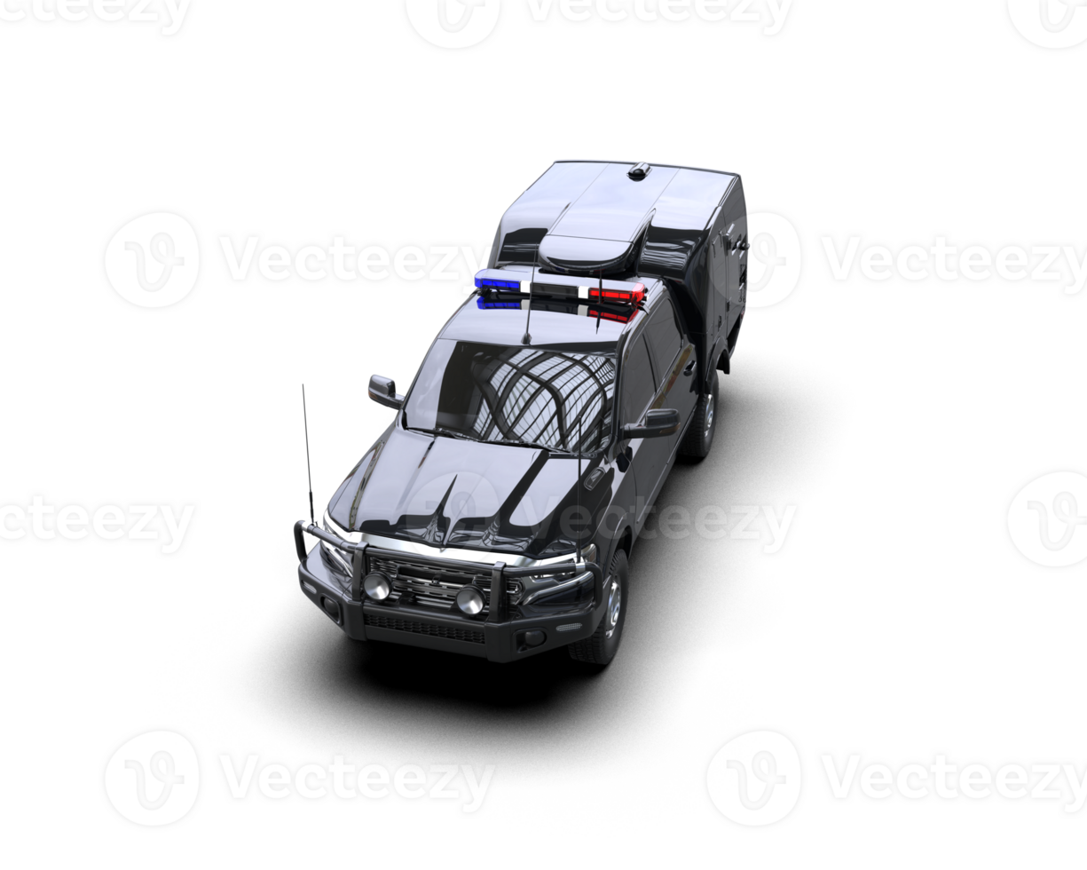 Pickup truck isolated on background. 3d rendering - illustration png