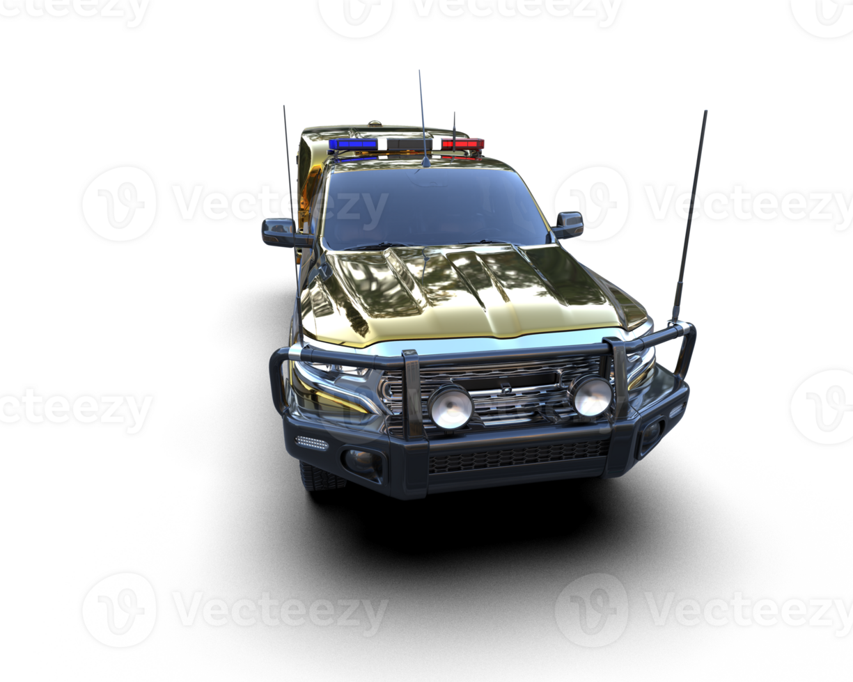 Pickup truck isolated on background. 3d rendering - illustration png