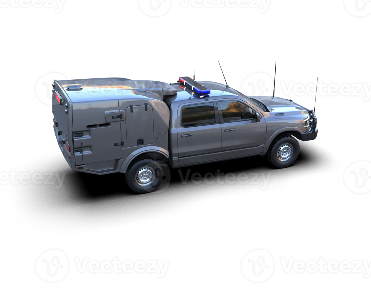 Pickup truck isolated on background. 3d rendering - illustration png