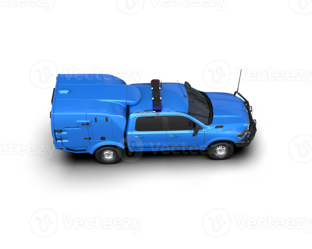 Pickup truck isolated on background. 3d rendering - illustration png