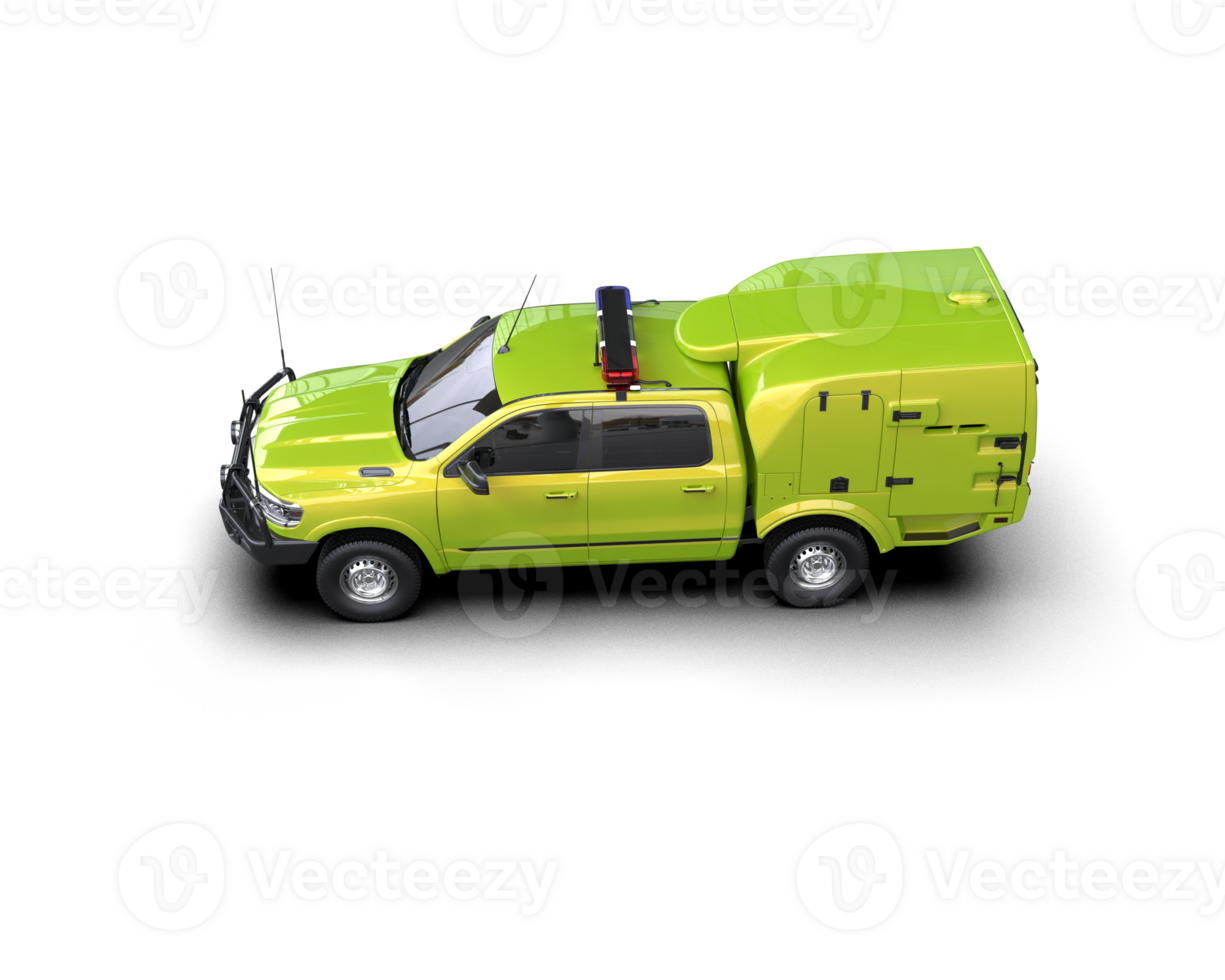 Pickup truck isolated on background. 3d rendering - illustration png