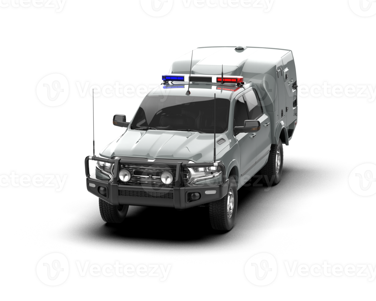 Pickup truck isolated on background. 3d rendering - illustration png