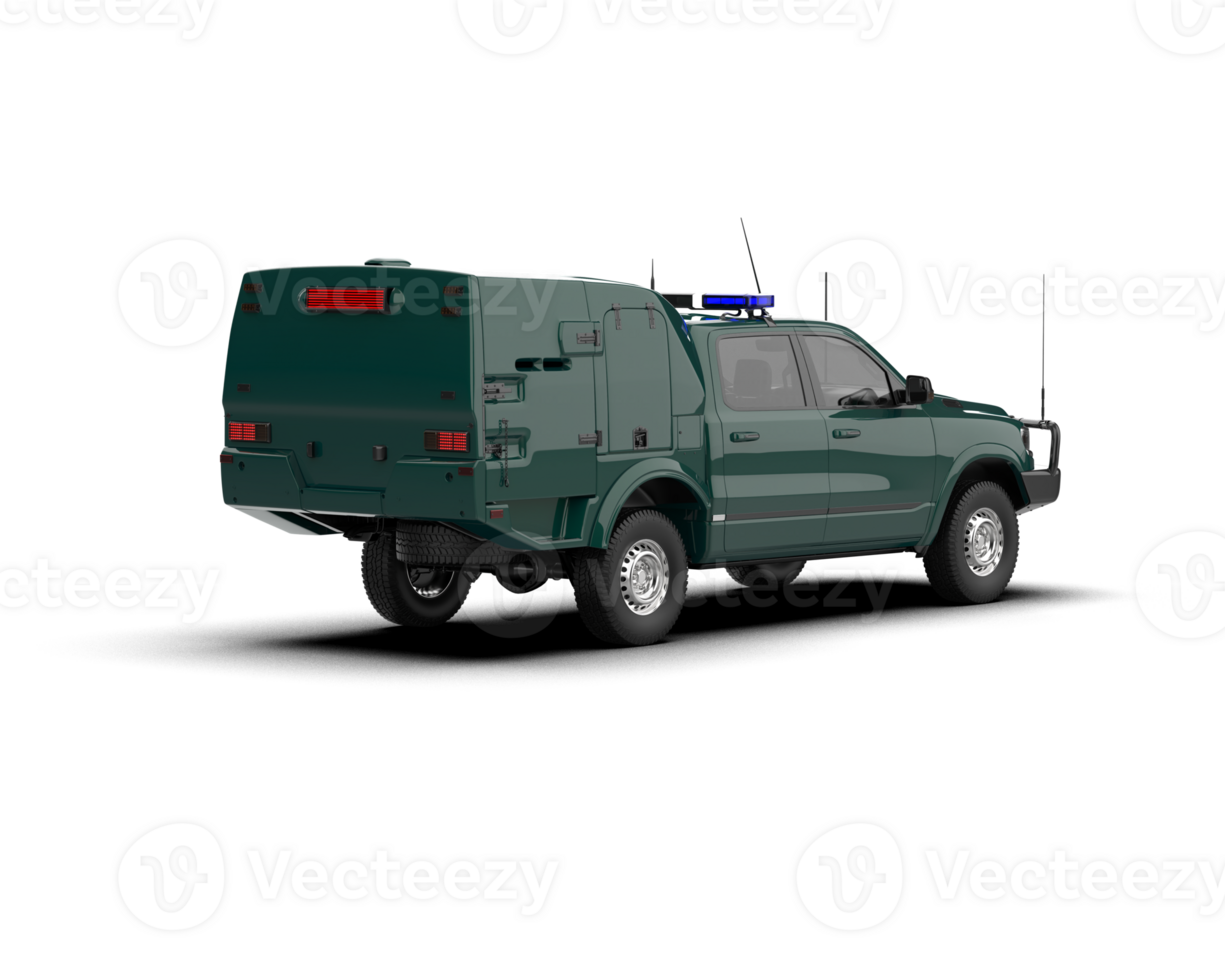 Pickup truck isolated on background. 3d rendering - illustration png