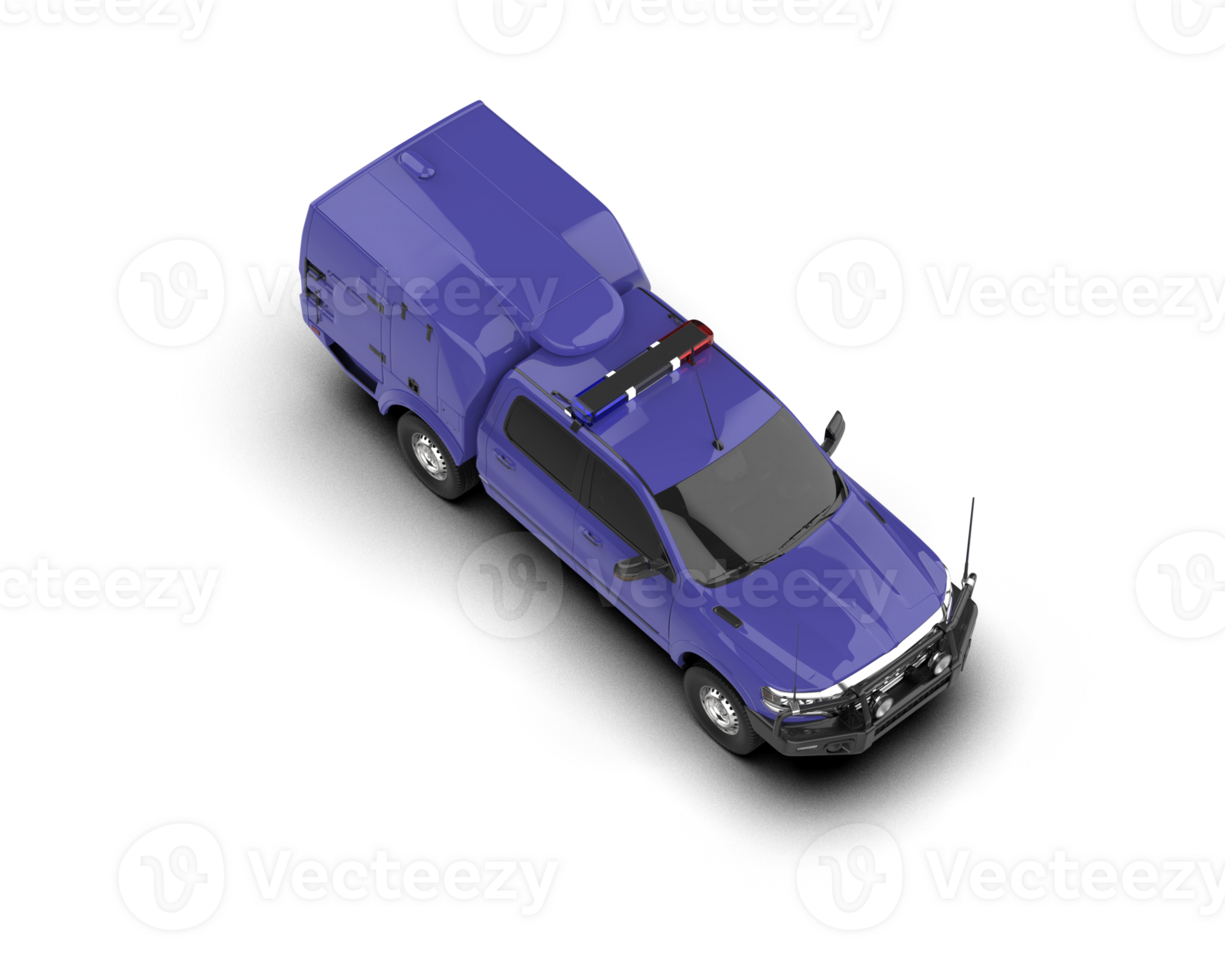 Pickup truck isolated on background. 3d rendering - illustration png