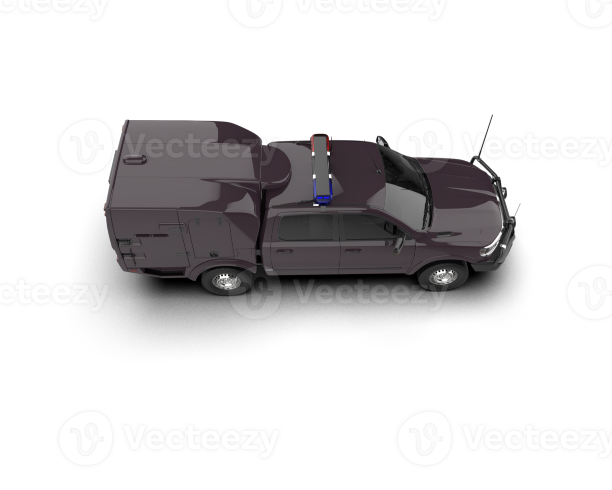 Pickup truck isolated on background. 3d rendering - illustration png