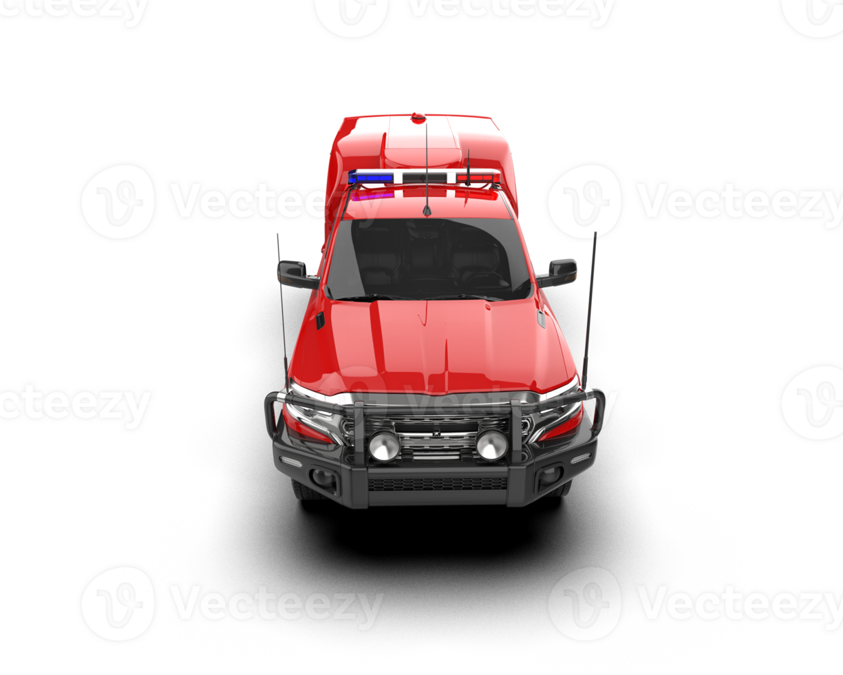 Pickup truck isolated on background. 3d rendering - illustration png
