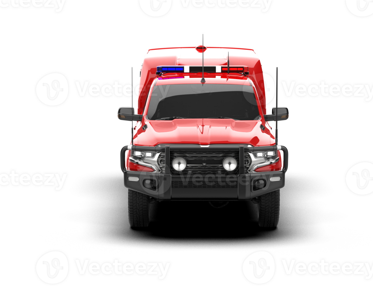 Pickup truck isolated on background. 3d rendering - illustration png
