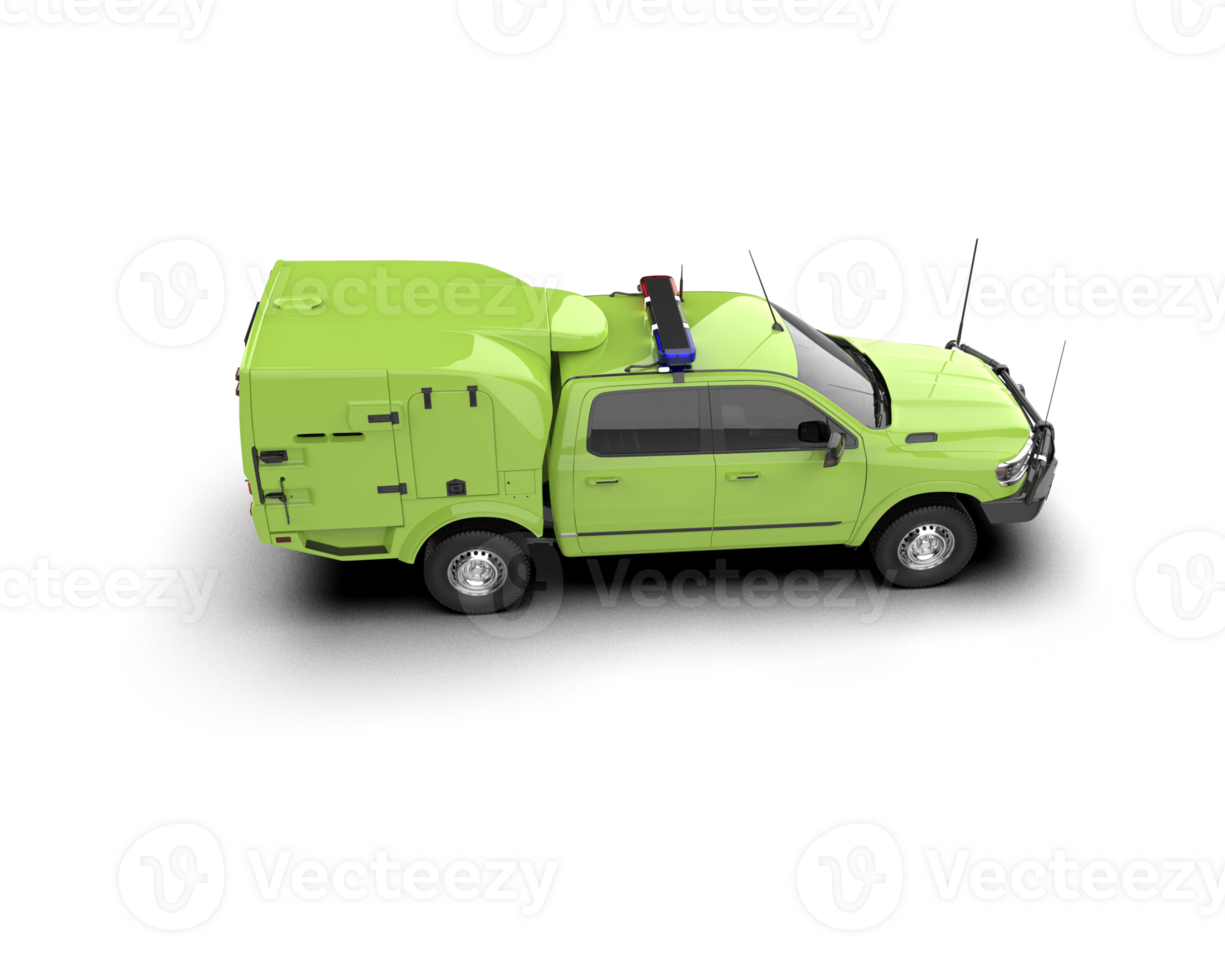Pickup truck isolated on background. 3d rendering - illustration png