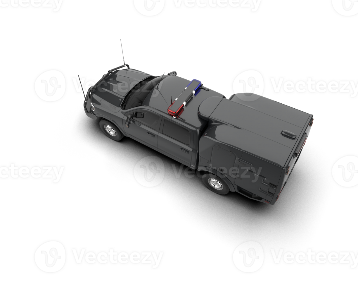 Pickup truck isolated on background. 3d rendering - illustration png
