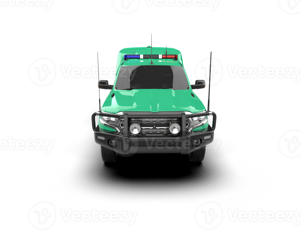 Pickup truck isolated on background. 3d rendering - illustration png