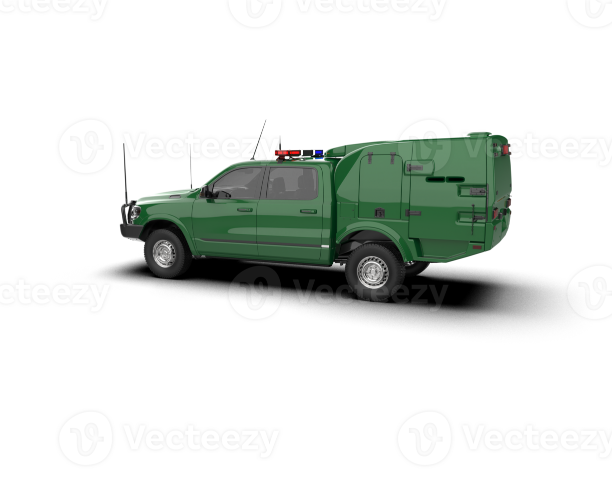 Pickup truck isolated on background. 3d rendering - illustration png
