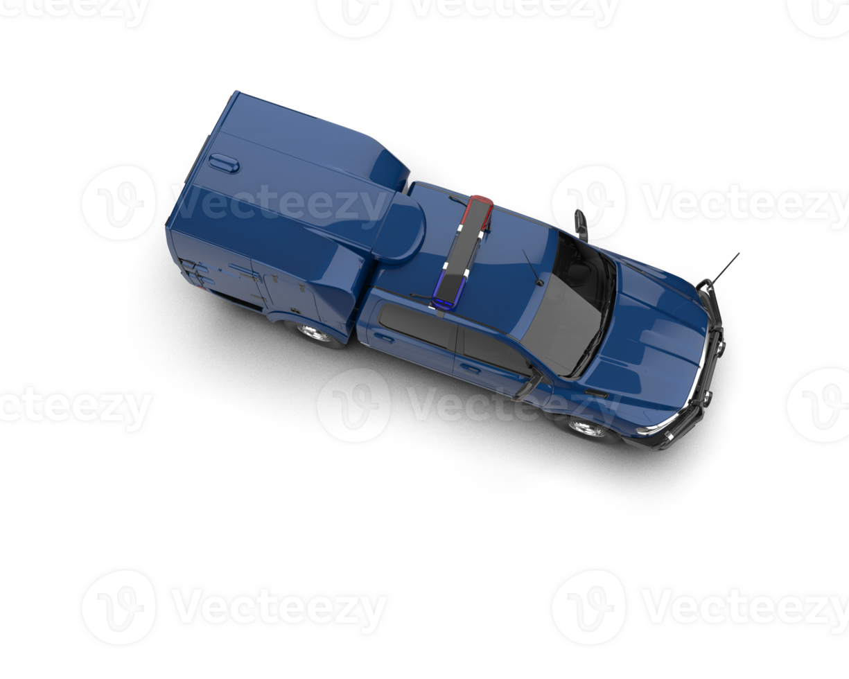Pickup truck isolated on background. 3d rendering - illustration png