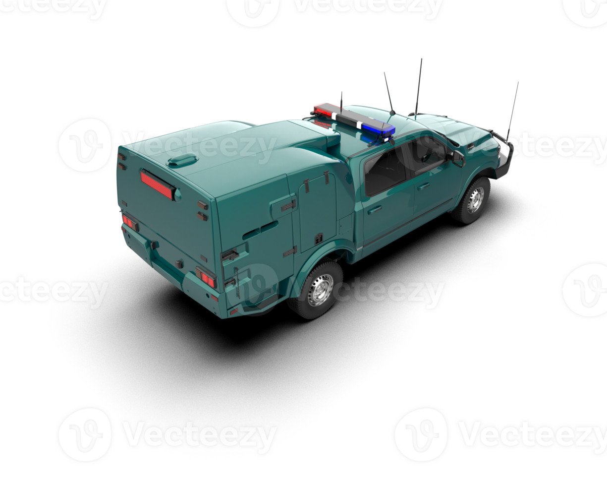 Pickup truck isolated on background. 3d rendering - illustration png