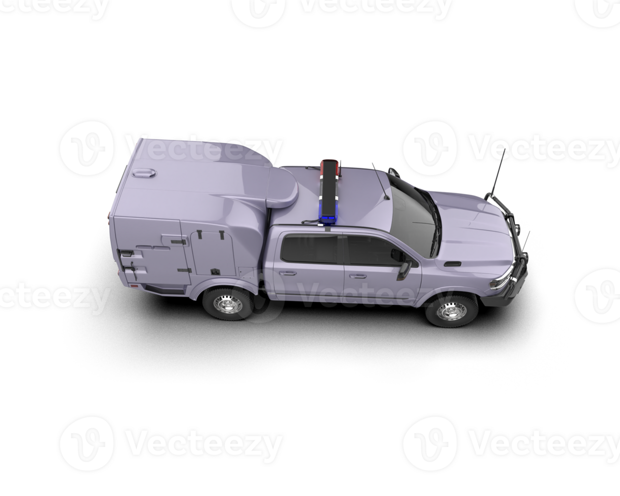 Pickup truck isolated on background. 3d rendering - illustration png