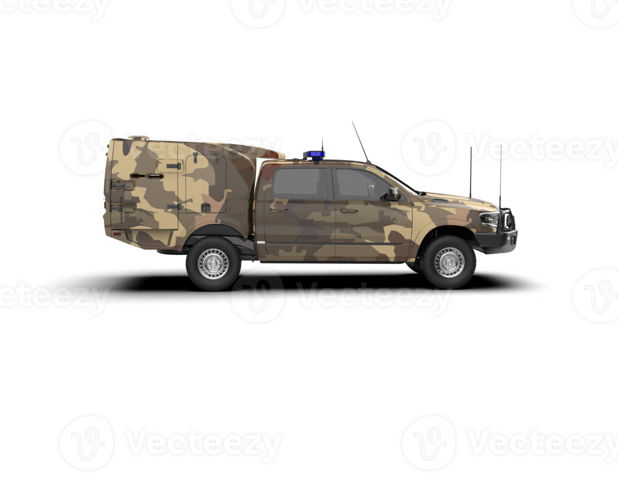 Pickup truck isolated on background. 3d rendering - illustration png