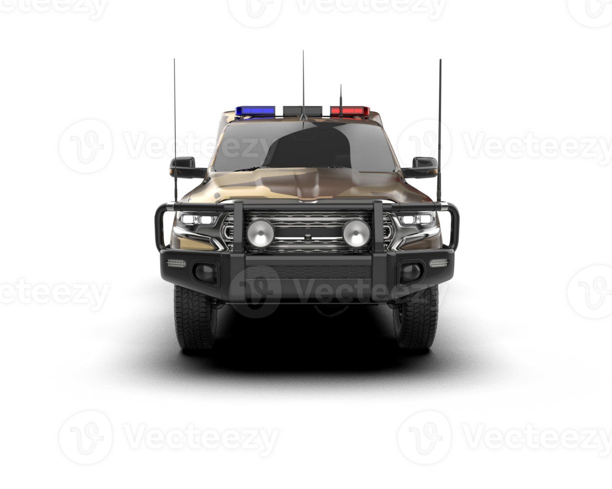 Pickup truck isolated on background. 3d rendering - illustration png