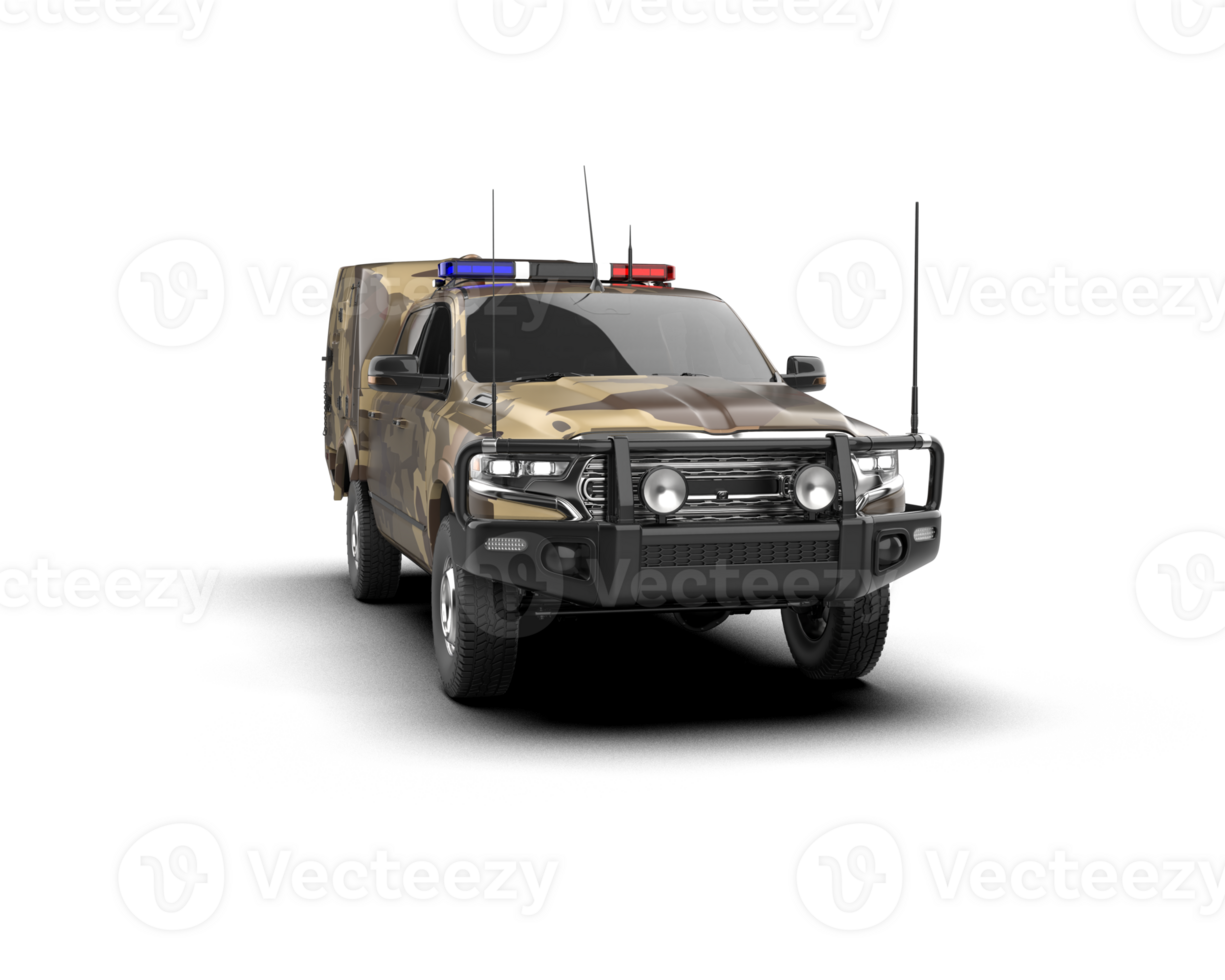 Pickup truck isolated on background. 3d rendering - illustration png