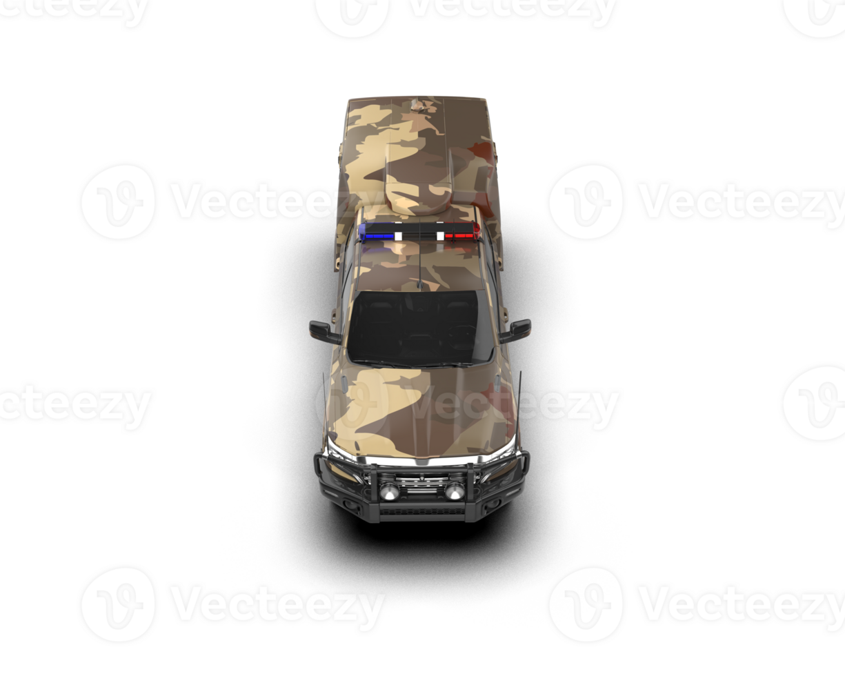 Pickup truck isolated on background. 3d rendering - illustration png