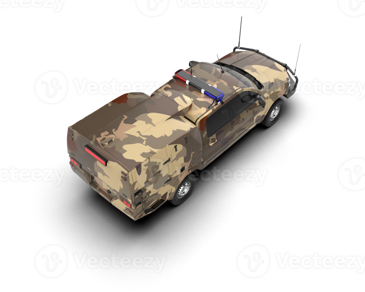 Pickup truck isolated on background. 3d rendering - illustration png
