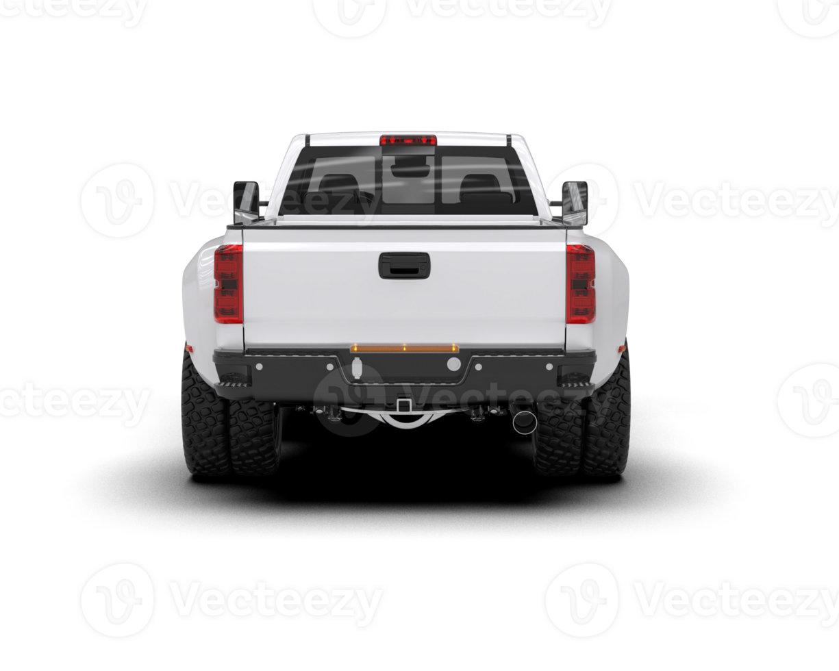 Pickup truck isolated on background. 3d rendering - illustration png