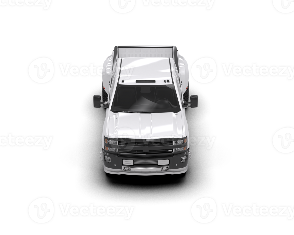 Pickup truck isolated on background. 3d rendering - illustration png