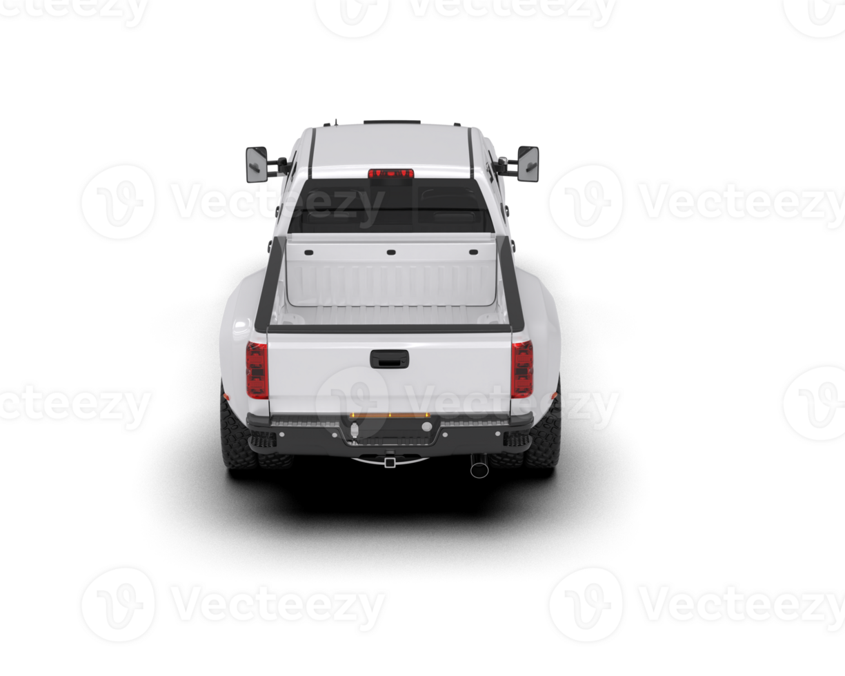 Pickup truck isolated on background. 3d rendering - illustration png
