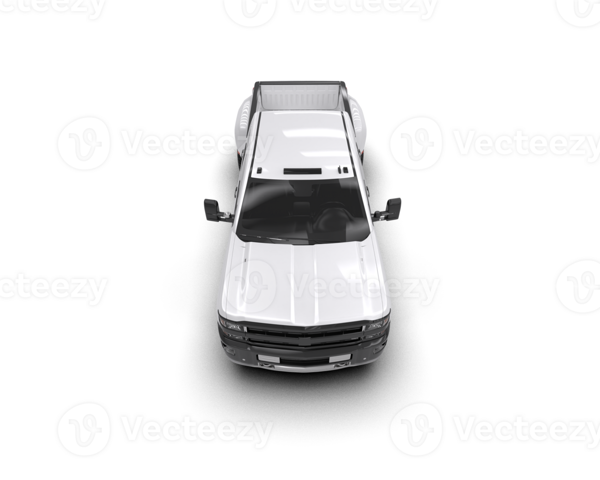 Pickup truck isolated on background. 3d rendering - illustration png