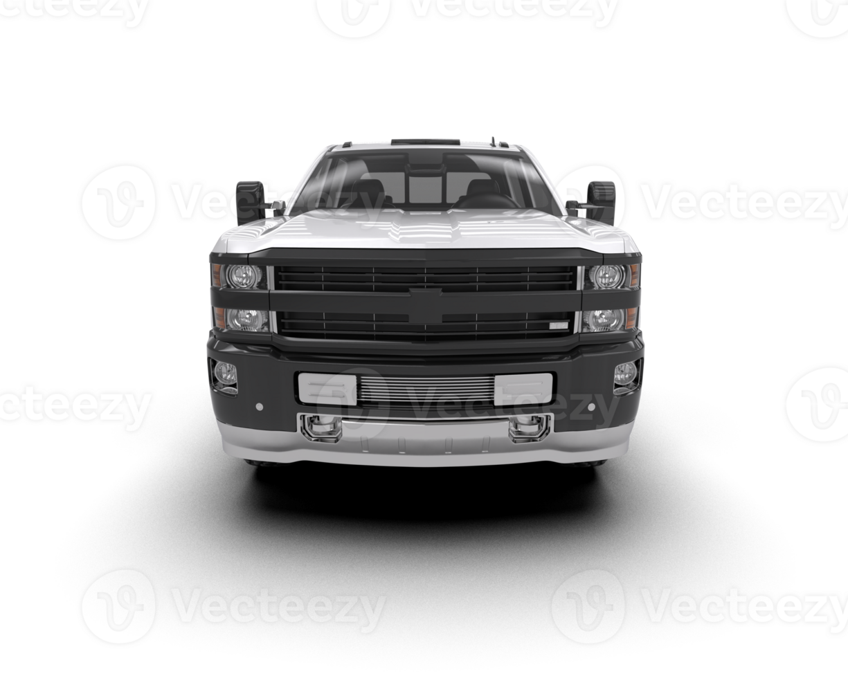 Pickup truck isolated on background. 3d rendering - illustration png