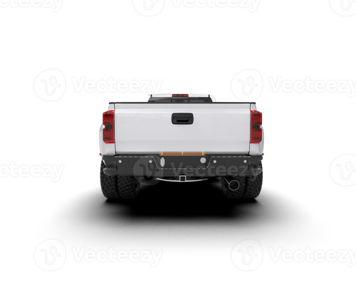 Pickup truck isolated on background. 3d rendering - illustration png