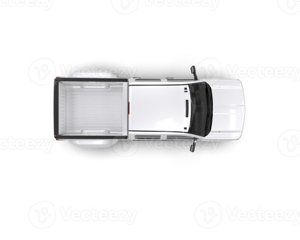 Pickup truck isolated on background. 3d rendering - illustration png