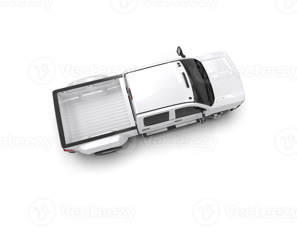 Pickup truck isolated on background. 3d rendering - illustration png