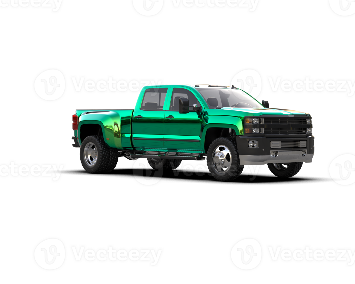 Pickup truck isolated on background. 3d rendering - illustration png