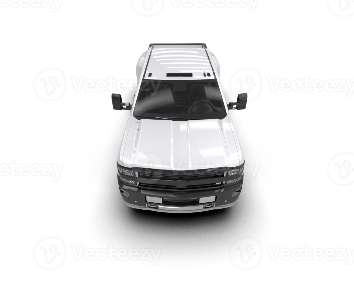 Pickup truck isolated on background. 3d rendering - illustration png