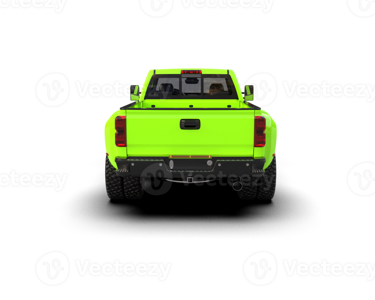 Pickup truck isolated on background. 3d rendering - illustration png