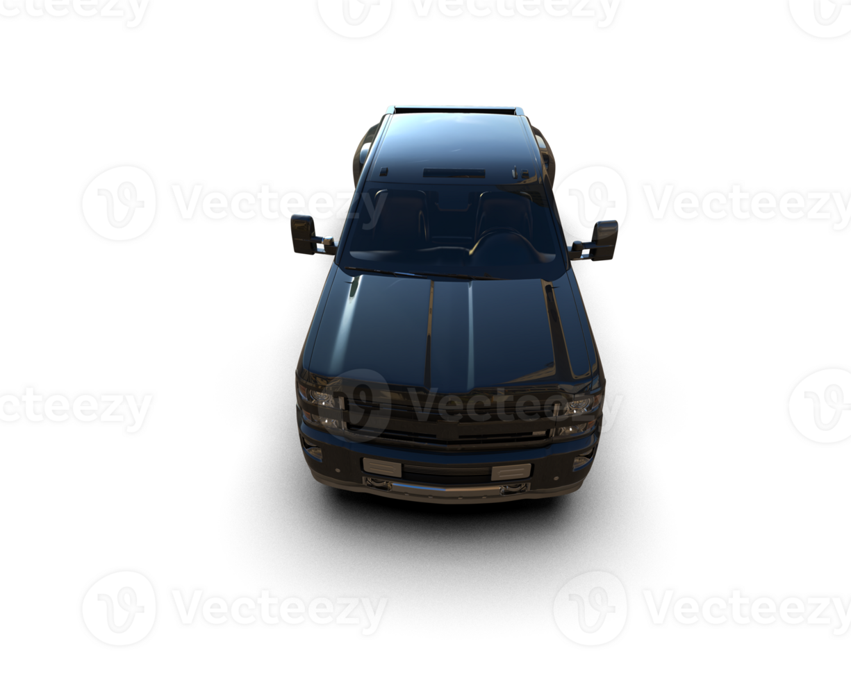 Pickup truck isolated on background. 3d rendering - illustration png