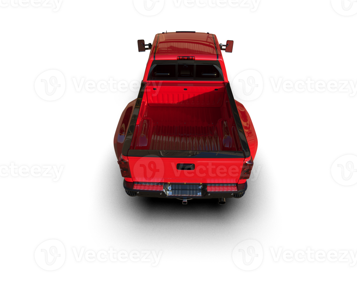 Pickup truck isolated on background. 3d rendering - illustration png